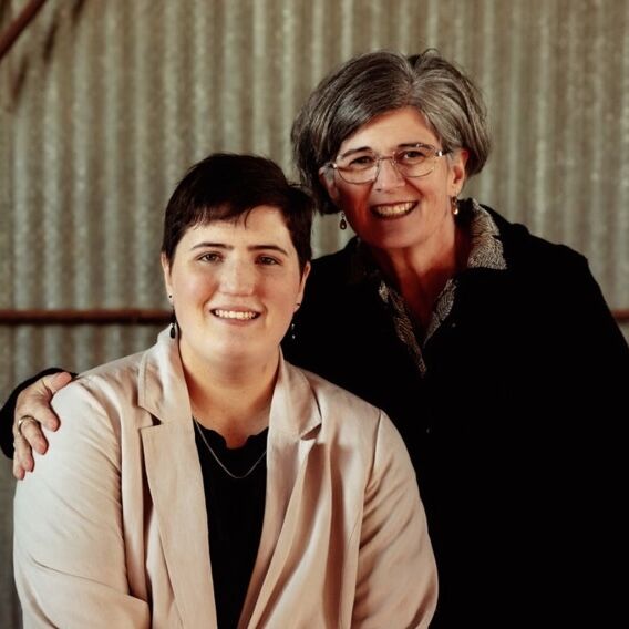 Caitlin and her mom